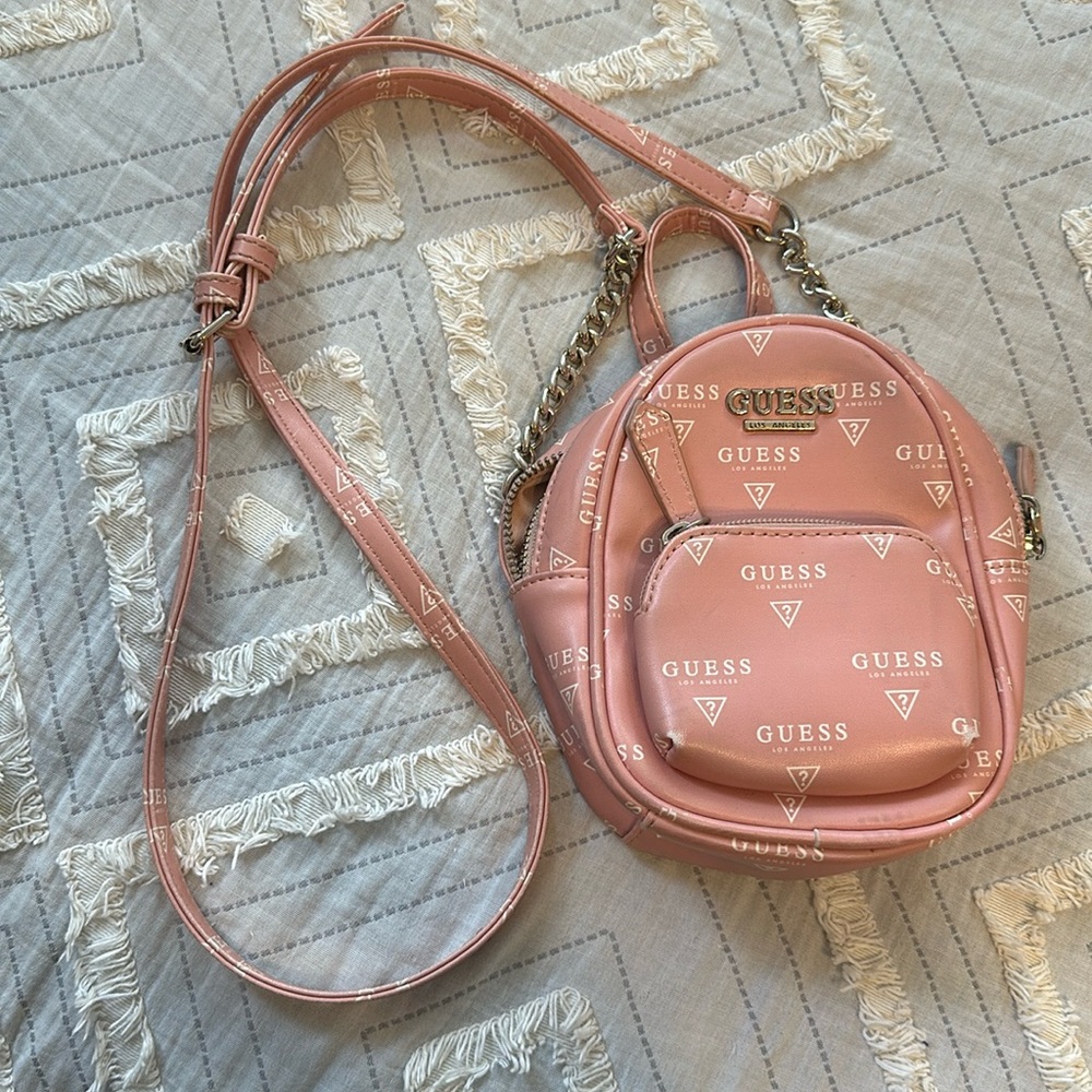 NWOT Guess Mini Backpack / Cross Body Bag
